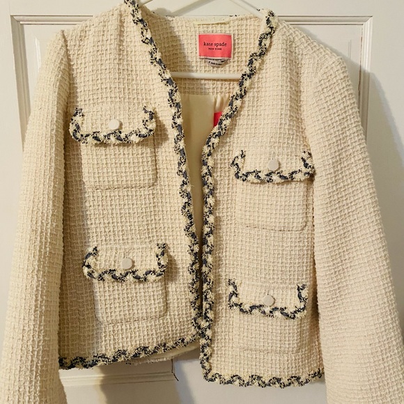 Kate Spade Flora Tweed Jacket 